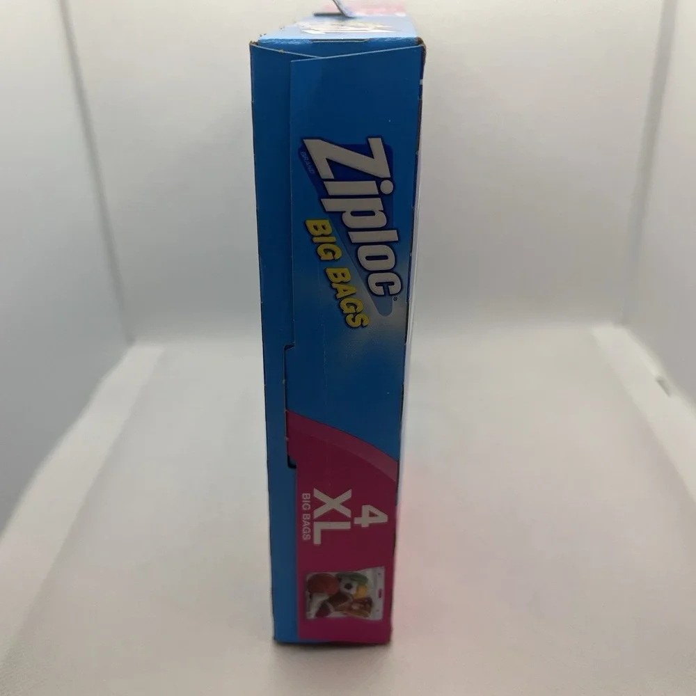 Ziploc Big Bags XL 10 Gallon Storage Bags Discontinued Lot of 2 Bags Open Box